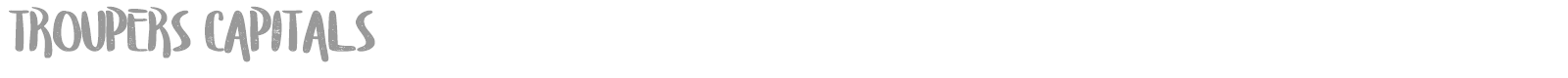 Troupers font preview
